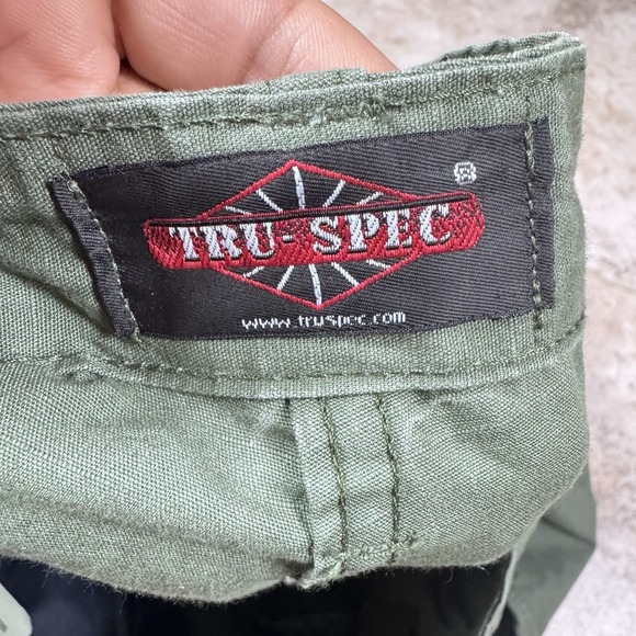 Tru Spec Mens 42X29 Tactical 24-7 Series Cargo Pants Green Ripstop - Picture 7 of 9